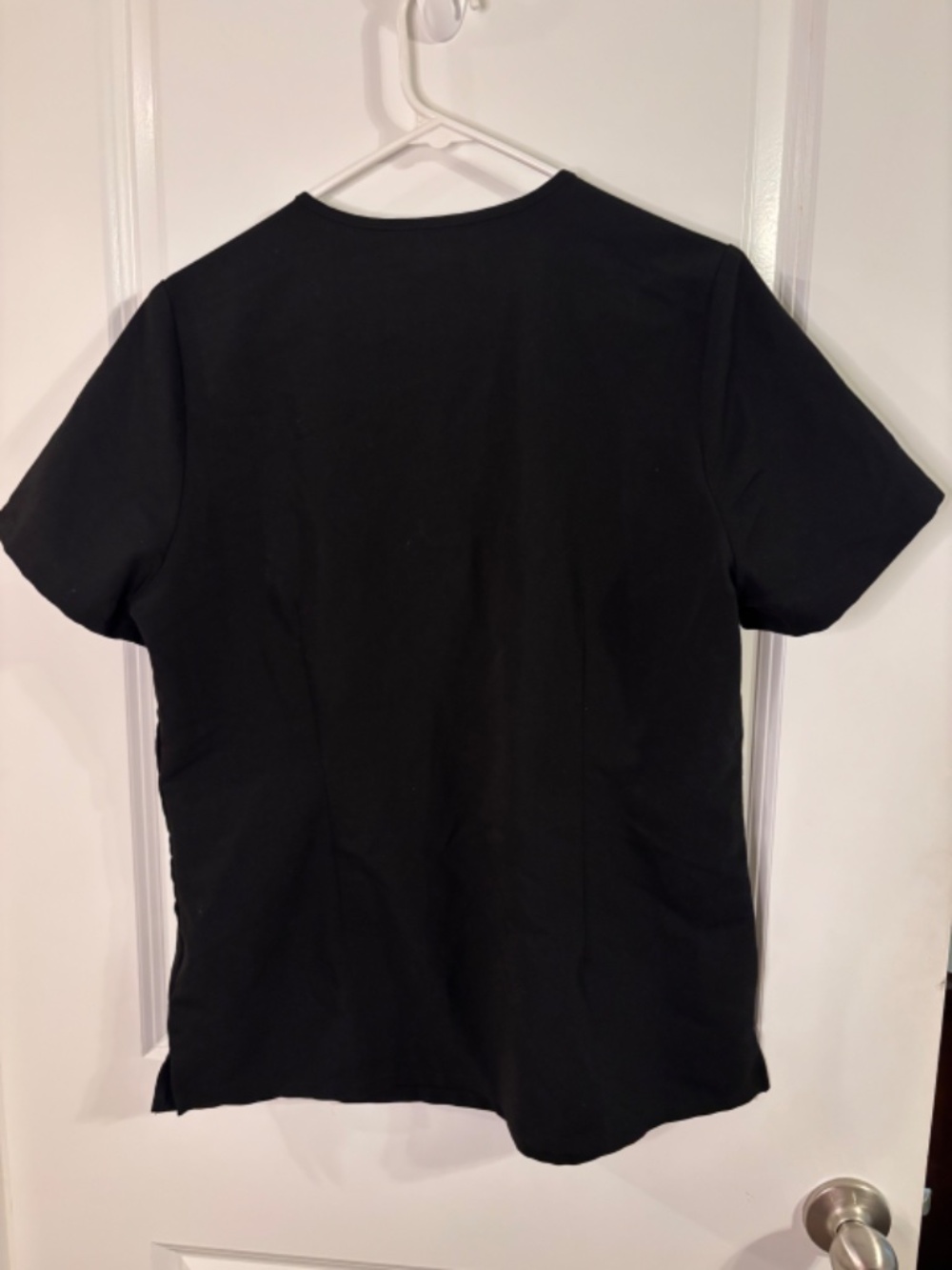 Figs Scrub Tops Women's Medium Black Lot Of 3 Technical Collection Chest Pocket - Picture 10 of 11